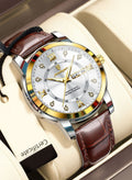 POEDAGAR Man Watch , Watches for Men , Waterproof Luminous Men's Watch Quartz, Men's Wrist Watches 41mm
