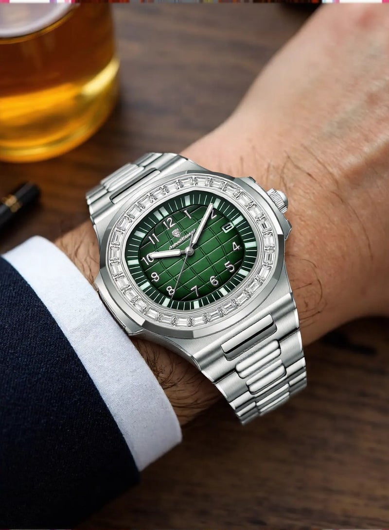 POEDAGAR Man Watch Waterproof Luminous Men's Watch Quartz - 38mm