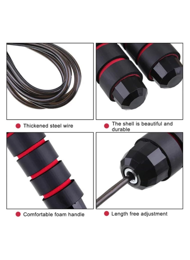 MMG Adjustable Speed Heavy Weighted Steel Wire Exercise Skipping Jump Rope|Heavy Skipping Rope PVC W
