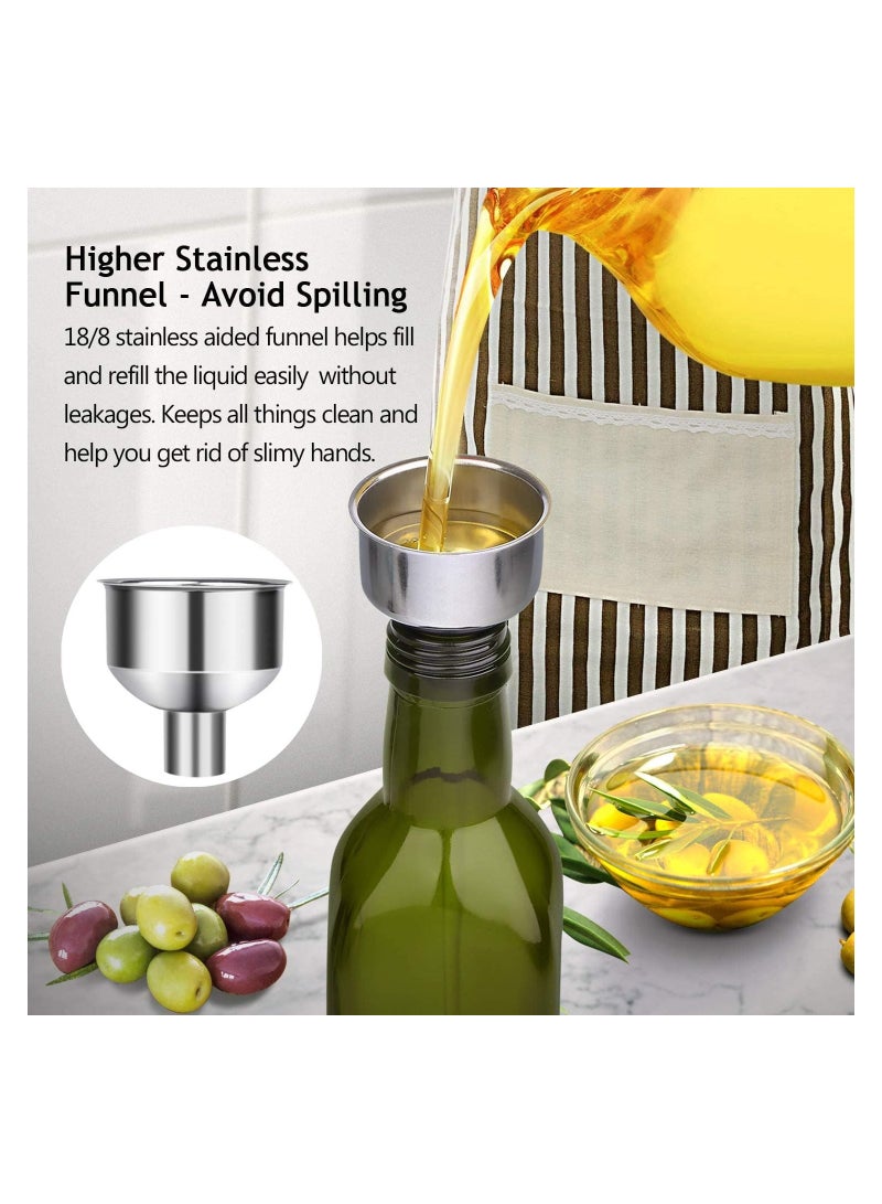 MMG 17oz/500ML Olive Oil Dispenser Bottle for Kitchen, Premium Oil and Vinegar Cruet, Oil and Vinega