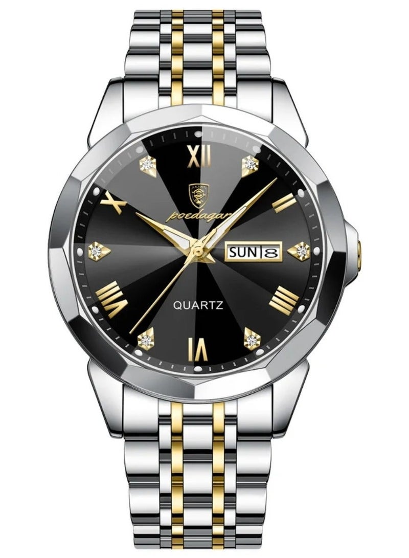 POEDAGAR Watches for Men , Man Watch Waterproof Luminous Men's Watch Quartz, Men's Wrist Watches