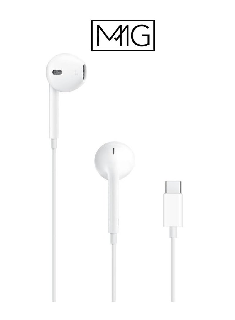 MMG EarBuds with USB C Wired Earbuds with Microphone & Volume Control, In-ear Headphones for iPhone 