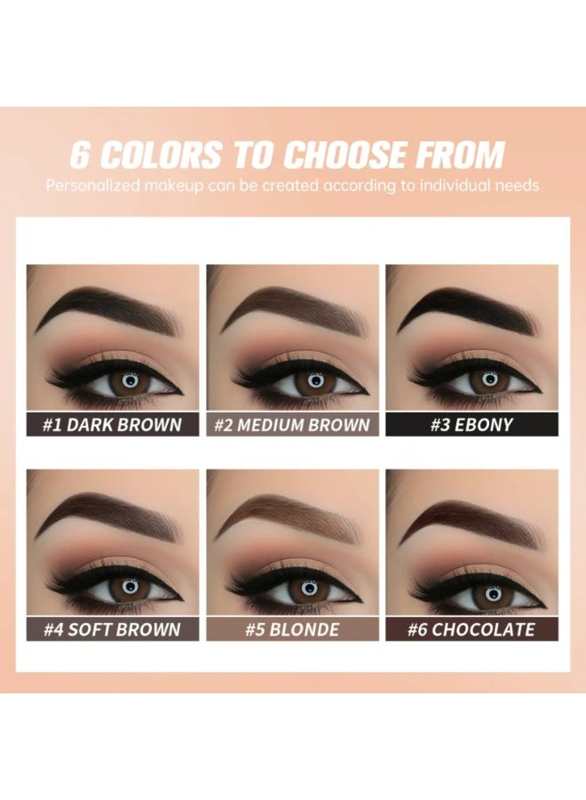 lakerain Brow Pomade Natural Long Lasting Sweat Proof Waterproof Eyebrow Makeup Gels Smooth Fast Drying Eyebrow Color Cream Eyebrow Pomade Brow Coloring Gel Medium Brown 02