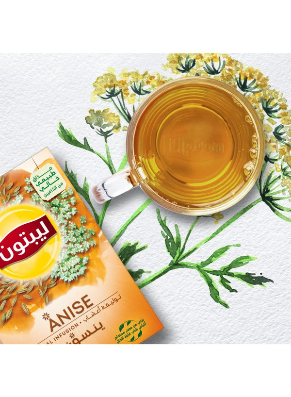 Lipton Herbal Infusion Anise 20 Enveloped Tea Bags 32grams