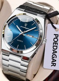 POEDAGAR Man Watch, Waterproof Luminous Men's Watch Quartz - 40mm