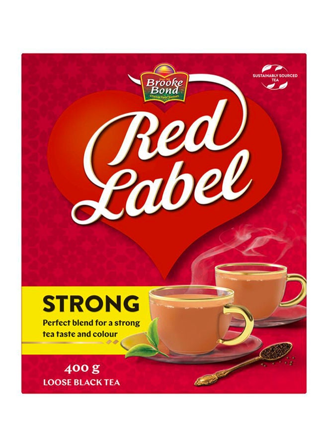 Brooke Bond Red Label Strong And Loose Black Tea 400grams