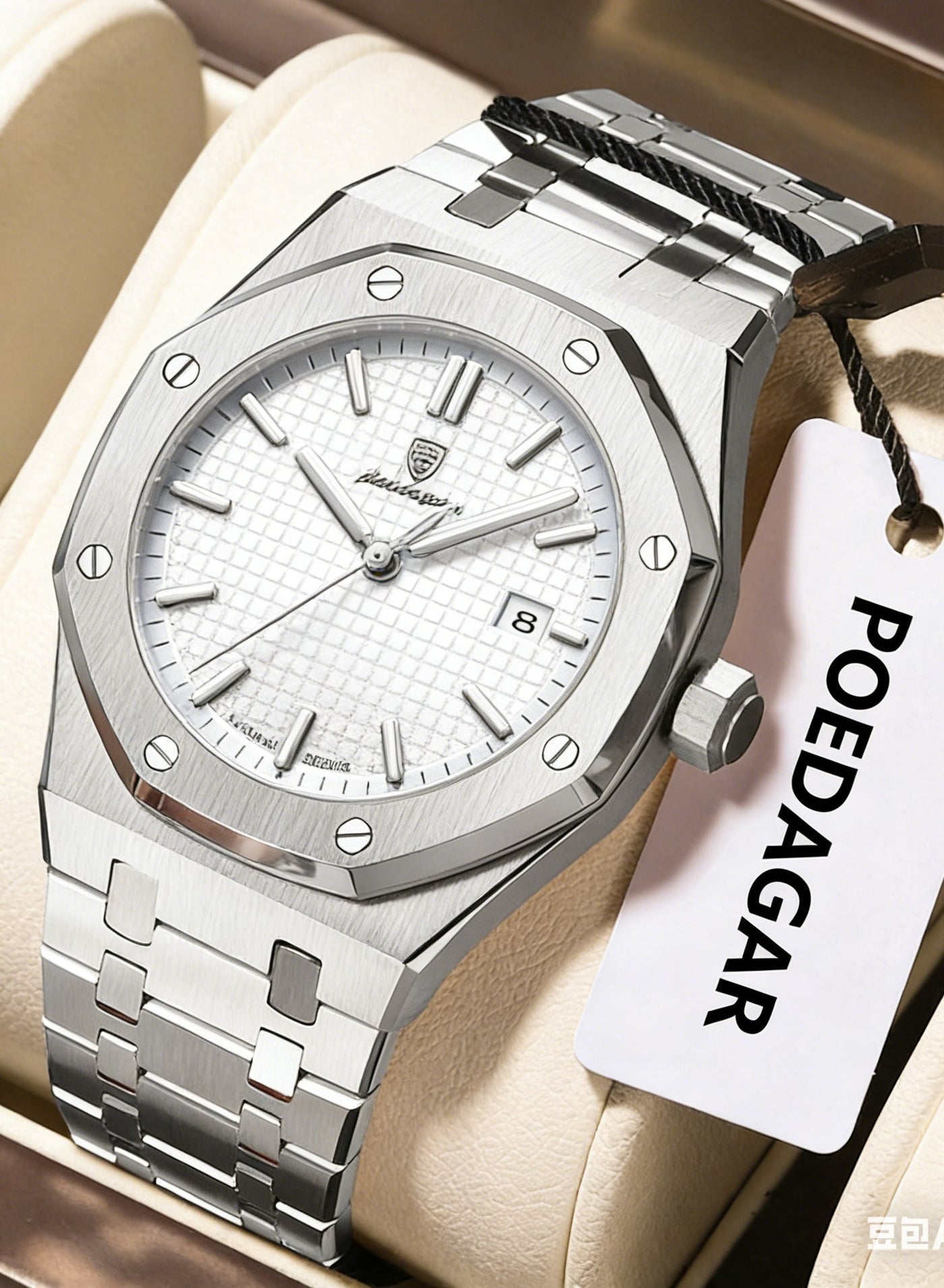 POEDAGAR Man Watch Waterproof Luminous Men's Watch Quartz, Men's Wrist Watches - 42mm