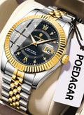 POEDAGAR Waterproof Luminous Men's Watch Quartz - 40mm